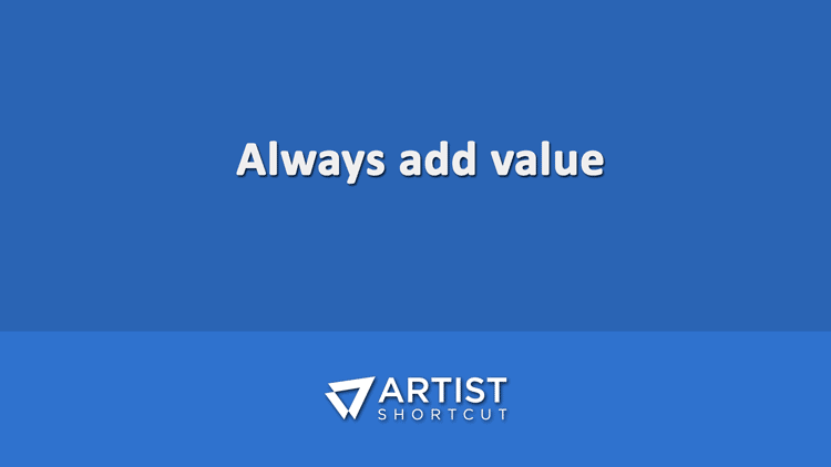 Always add value when managing rappers